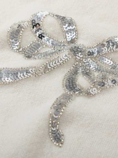 Aelfric Eden Sequins Bow Sweater-Limited Sale
