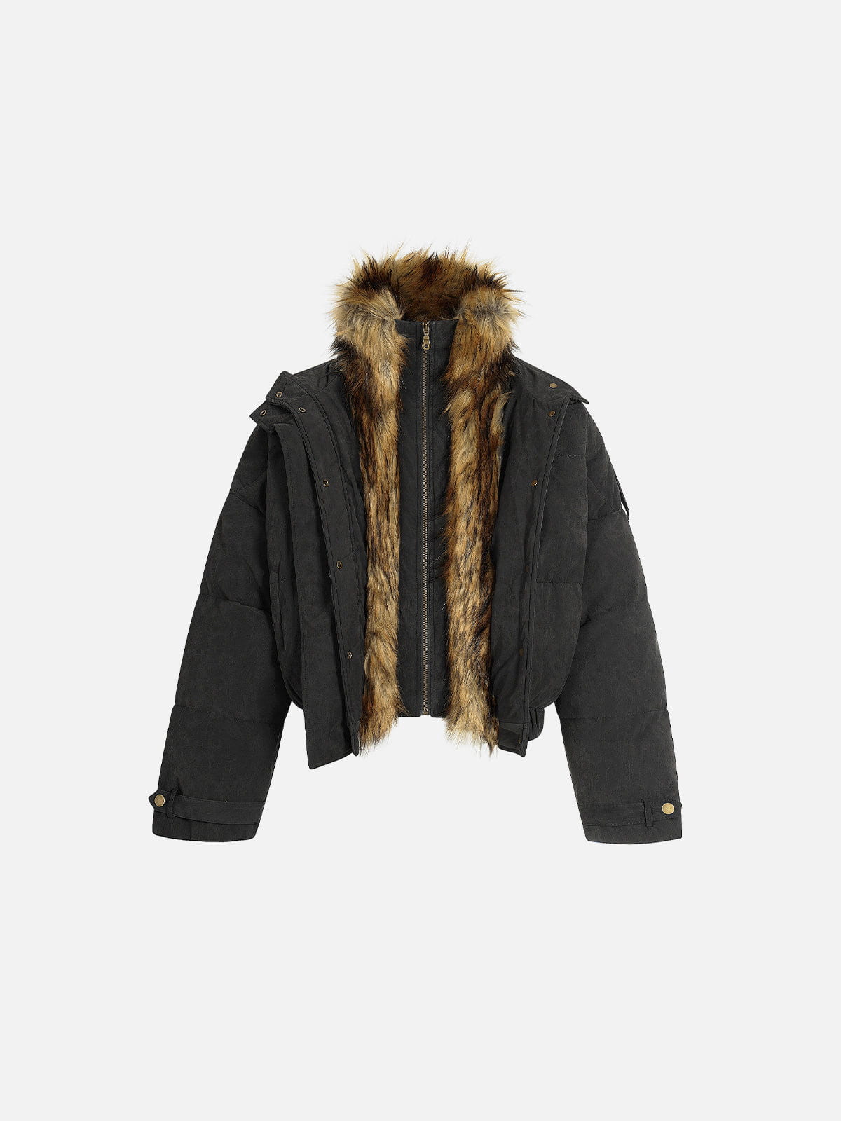 Aelfric Eden Faux Fur Two Layer Coat-Limited Sale