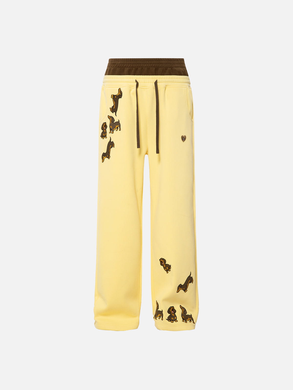 Aelfric Eden Dachshund Double Waist Baggy Sweatpants-Limited Sale
