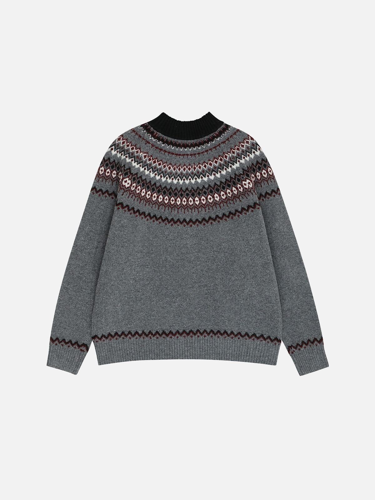 Aelfric Eden Fair Isle Half-Zip Sweater-Limited Sale