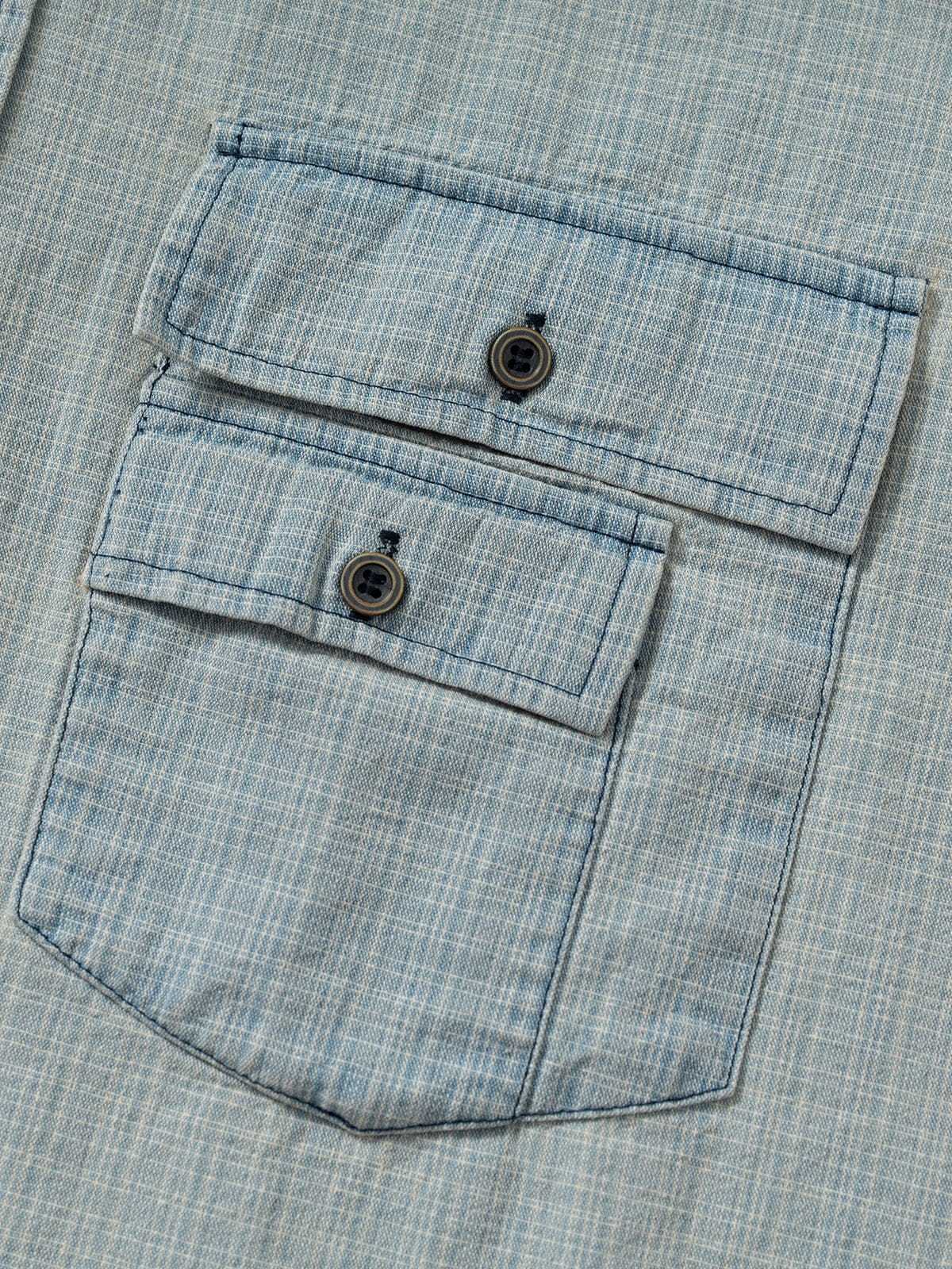 Aelfric Eden Layered Pocket Short Sleeve Shirt-Limited Sale