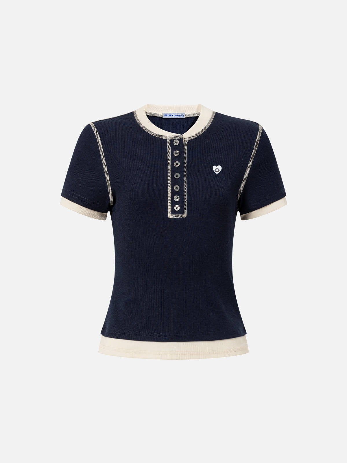 Aelfric Eden Layered Chain Henley Tee-Limited Sale