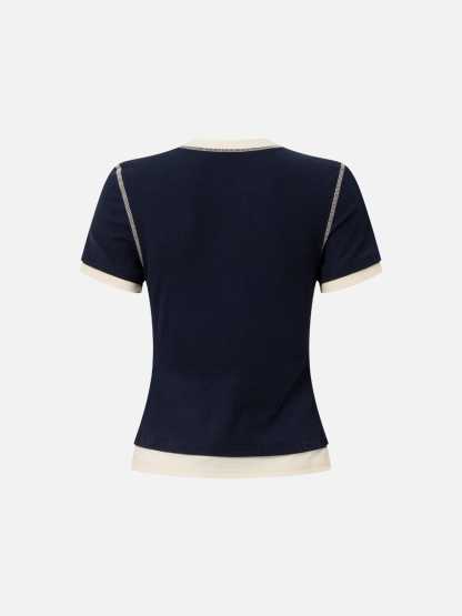 Aelfric Eden Layered Chain Henley Tee-Limited Sale