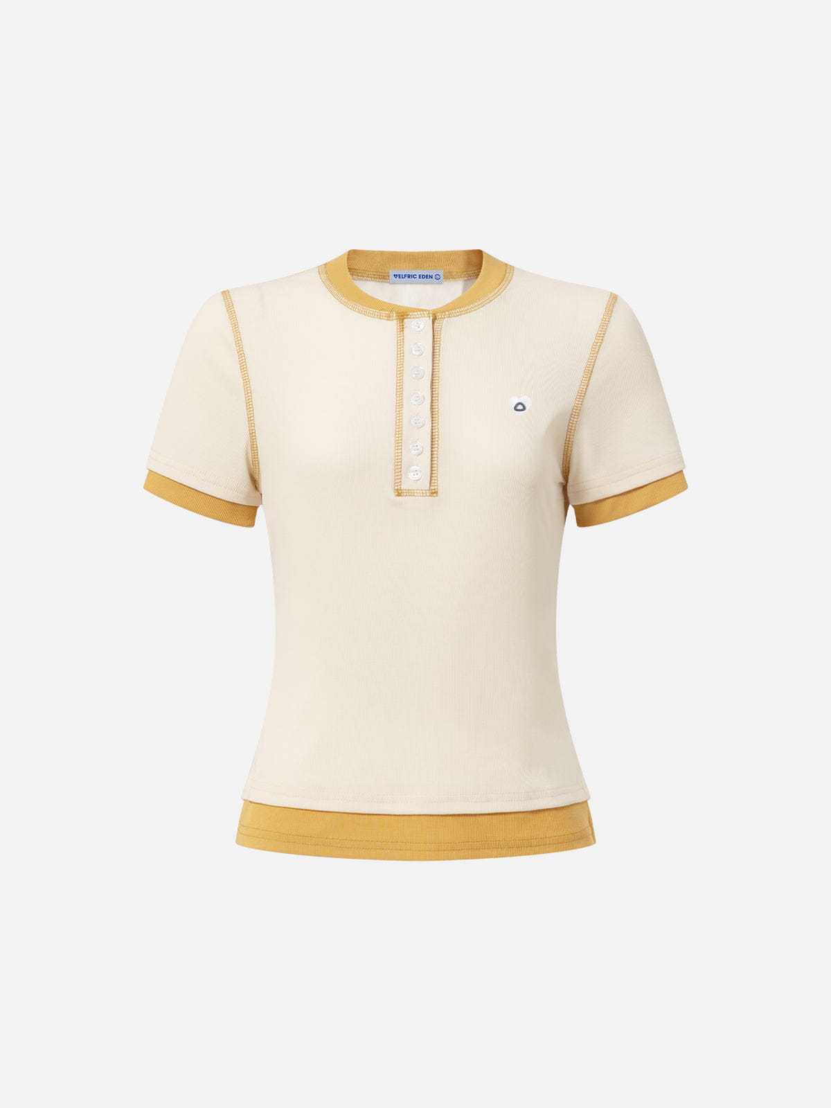 Aelfric Eden Layered Chain Henley Tee-Limited Sale