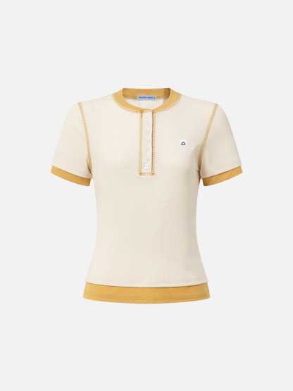 Aelfric Eden Layered Chain Henley Tee-Limited Sale