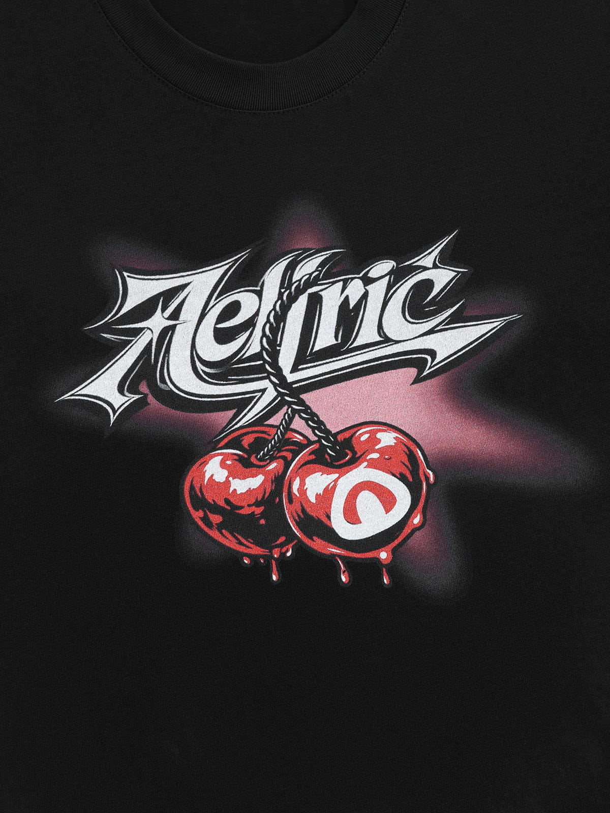 Aelfric Eden Cropped Cherry Graphic Tee-Limited Sale