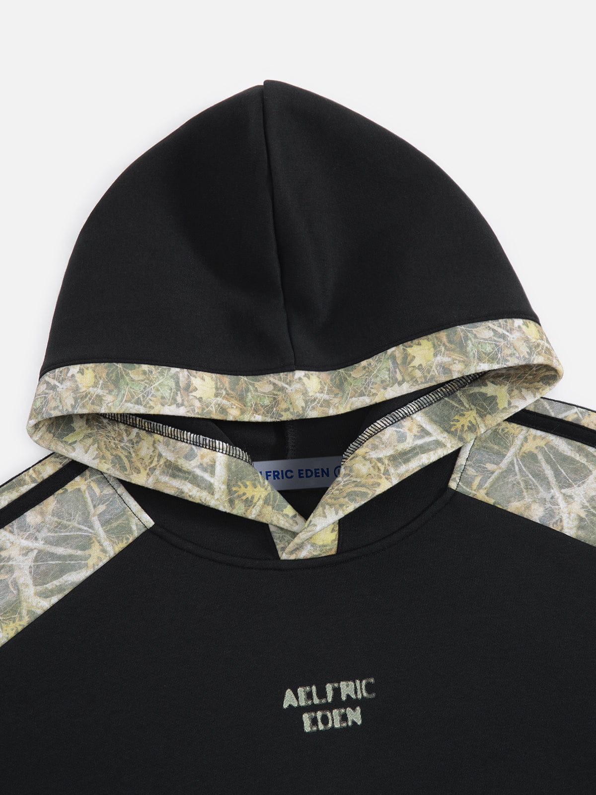 Aelfric Eden Boxy Leaf CAMO Panel Pullover Hoodie-Limited Sale