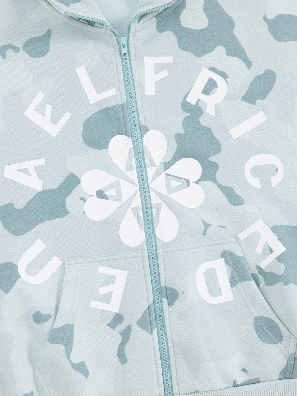 Aelfric Eden Boxy CAMO Zip Up Hoodie-Limited Sale