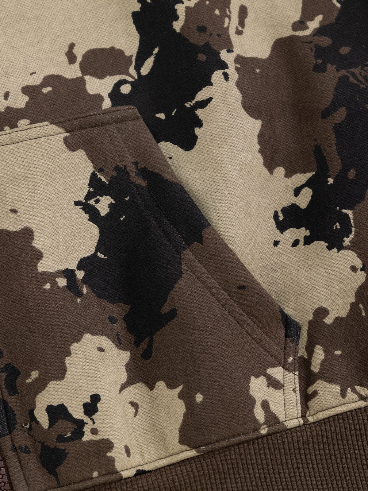 Aelfric Eden Boxy CAMO Zip Up Hoodie-Limited Sale