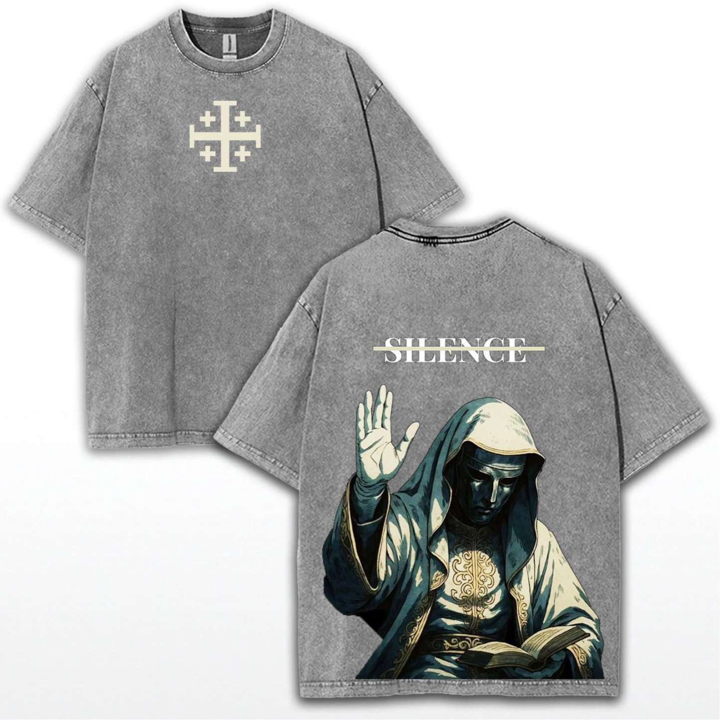 Baldwin IV "Leper King" T-Shirt Vintage Medieval Crusader Cross Tee-Limited Sale