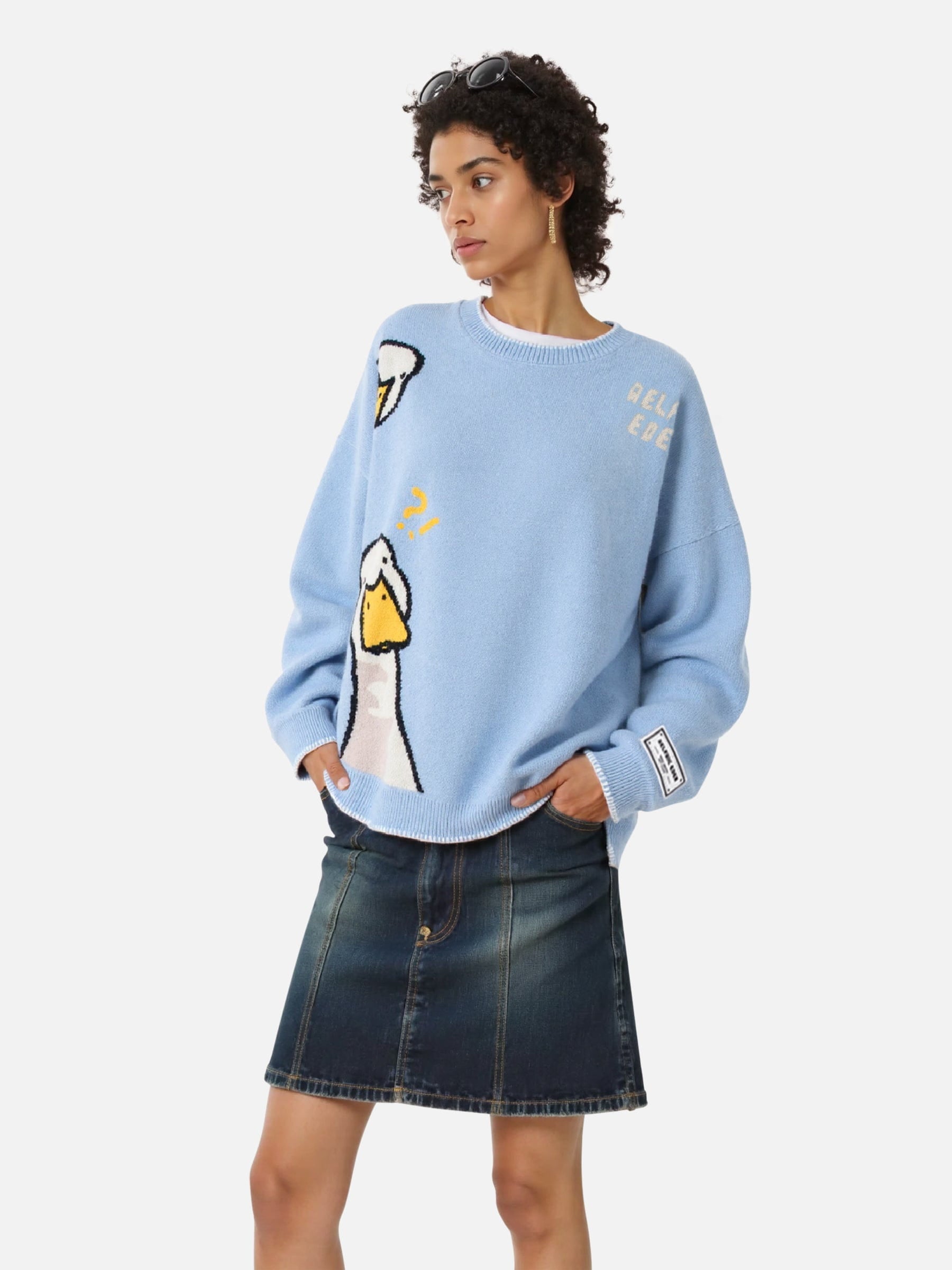 Aelfric Eden Goose Jacquard Sweater-Limited Sale