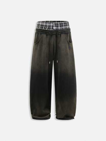 Aelfric Eden Double Waist Vintage Baggy Sweatpants-Limited Sale