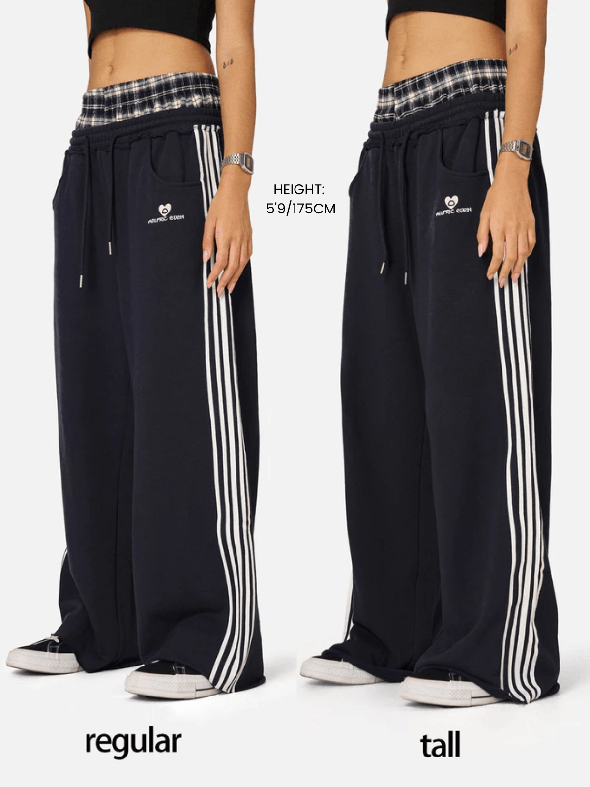 Aelfric Eden Double Waist Baggy Sweatpants-Limited Sale