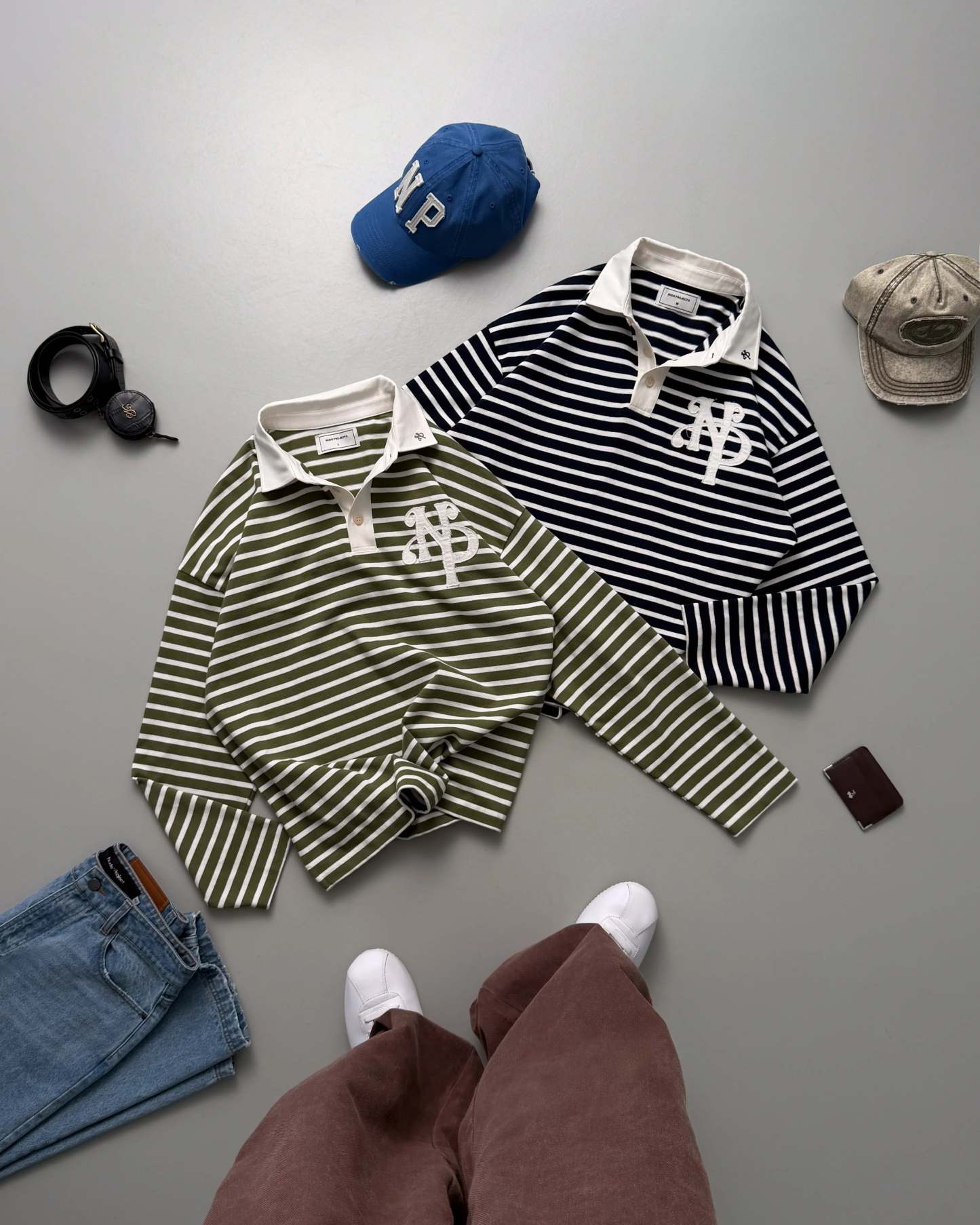 Rayas Polo Green