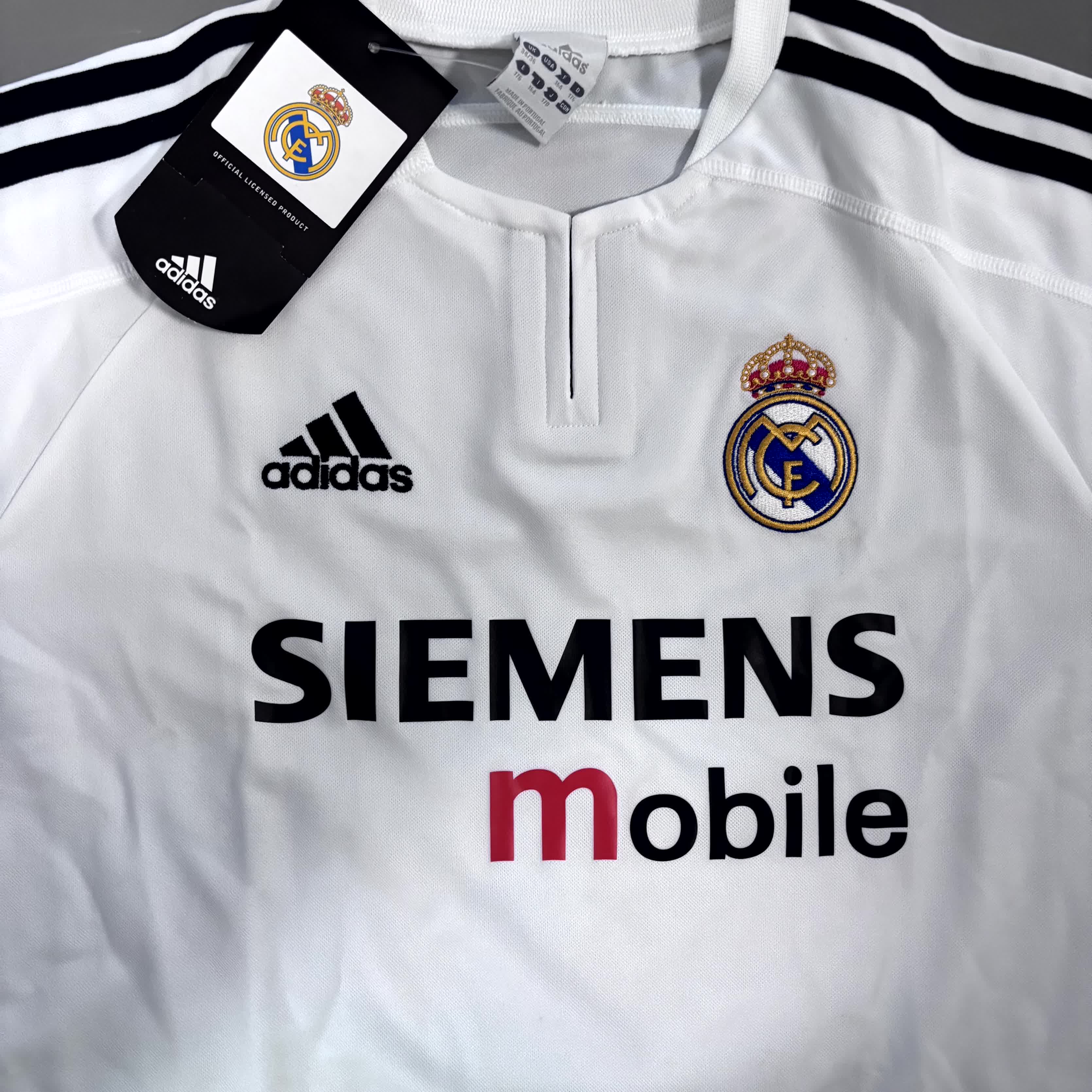 Adidas x Real Madrid Vintage Trikotset NEU 2003/04 |