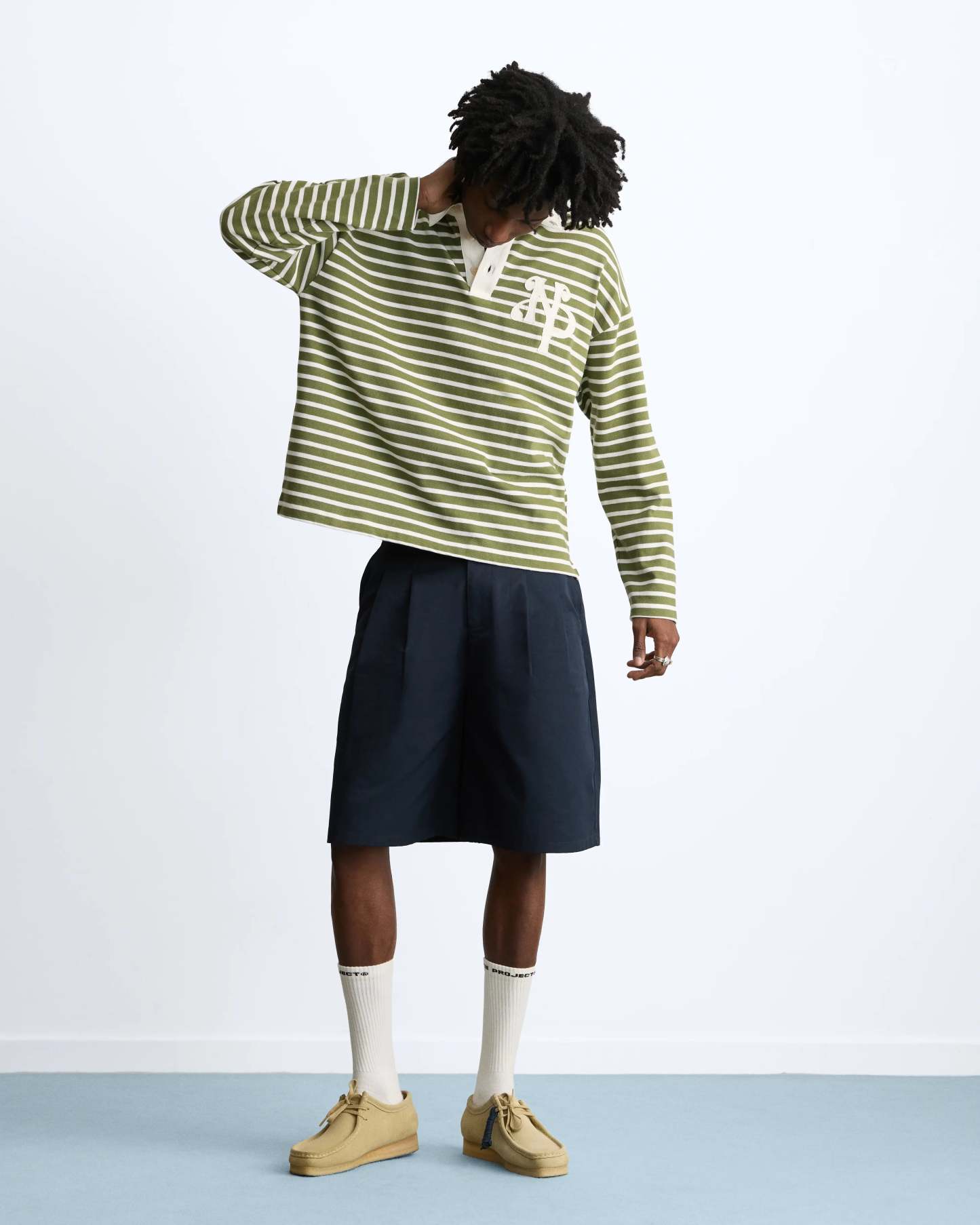 Rayas Polo Green