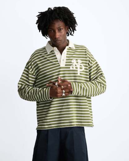 Rayas Polo Green