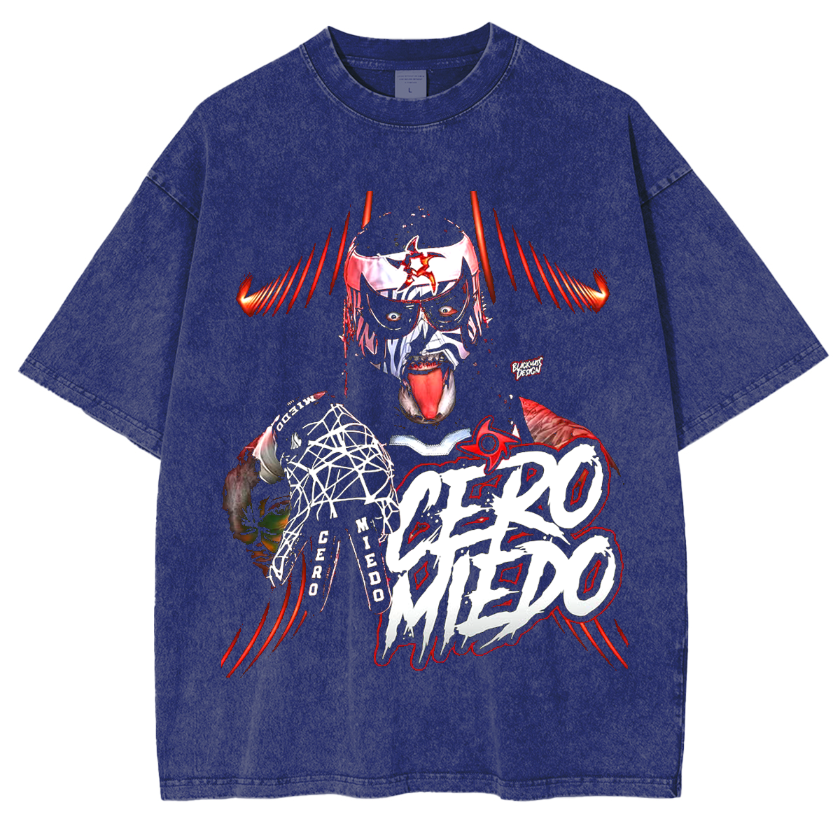 Cero Miedo,Penta El Zero Miedo Unisex Washed T-Shirt-Limited Sale