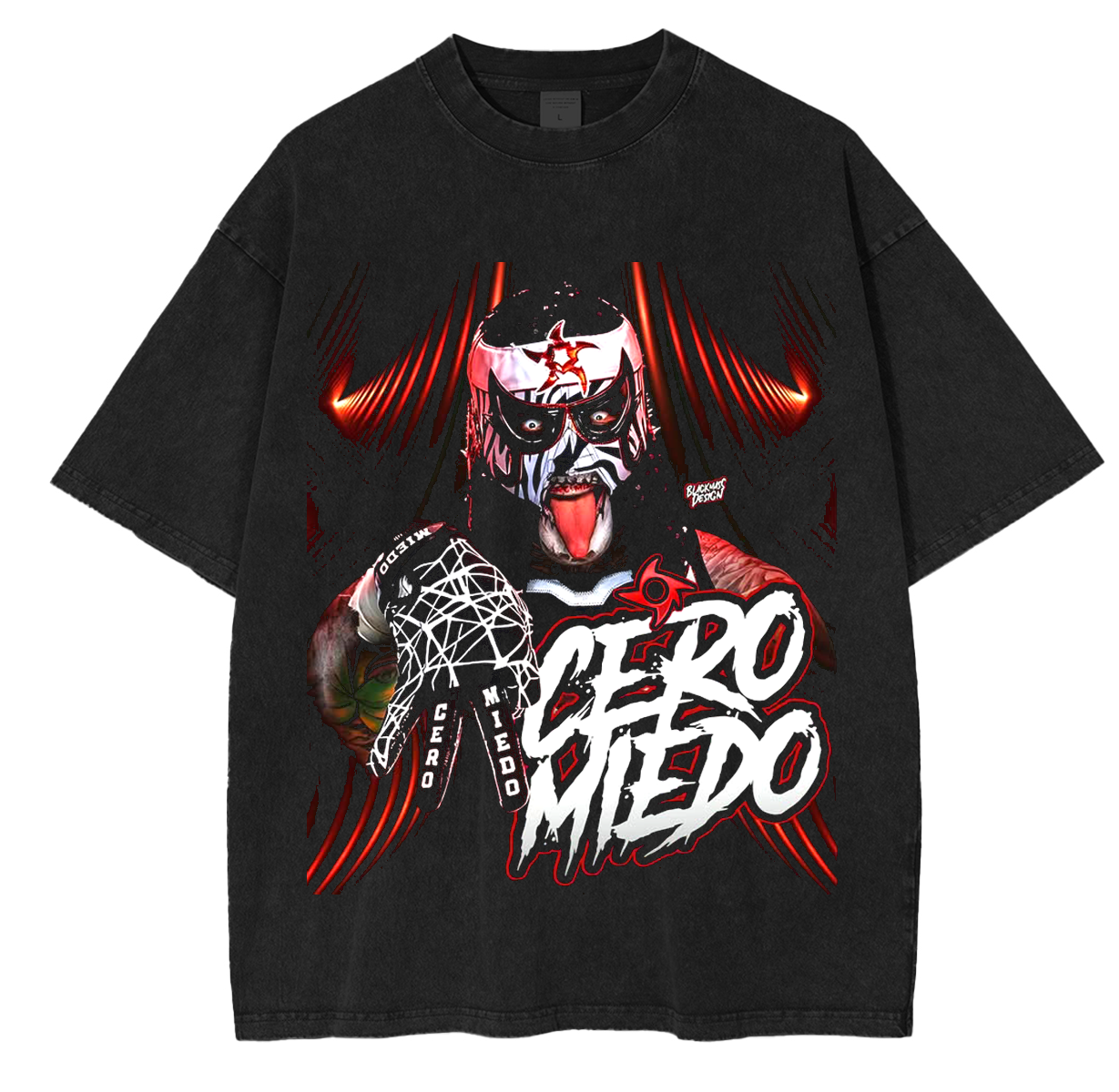 Cero Miedo,Penta El Zero Miedo Unisex Washed T-Shirt-Limited Sale