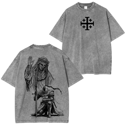 Baldwin IV Leper King  Washed T-shirt/Crewneck/Hoodie-Limited Sale