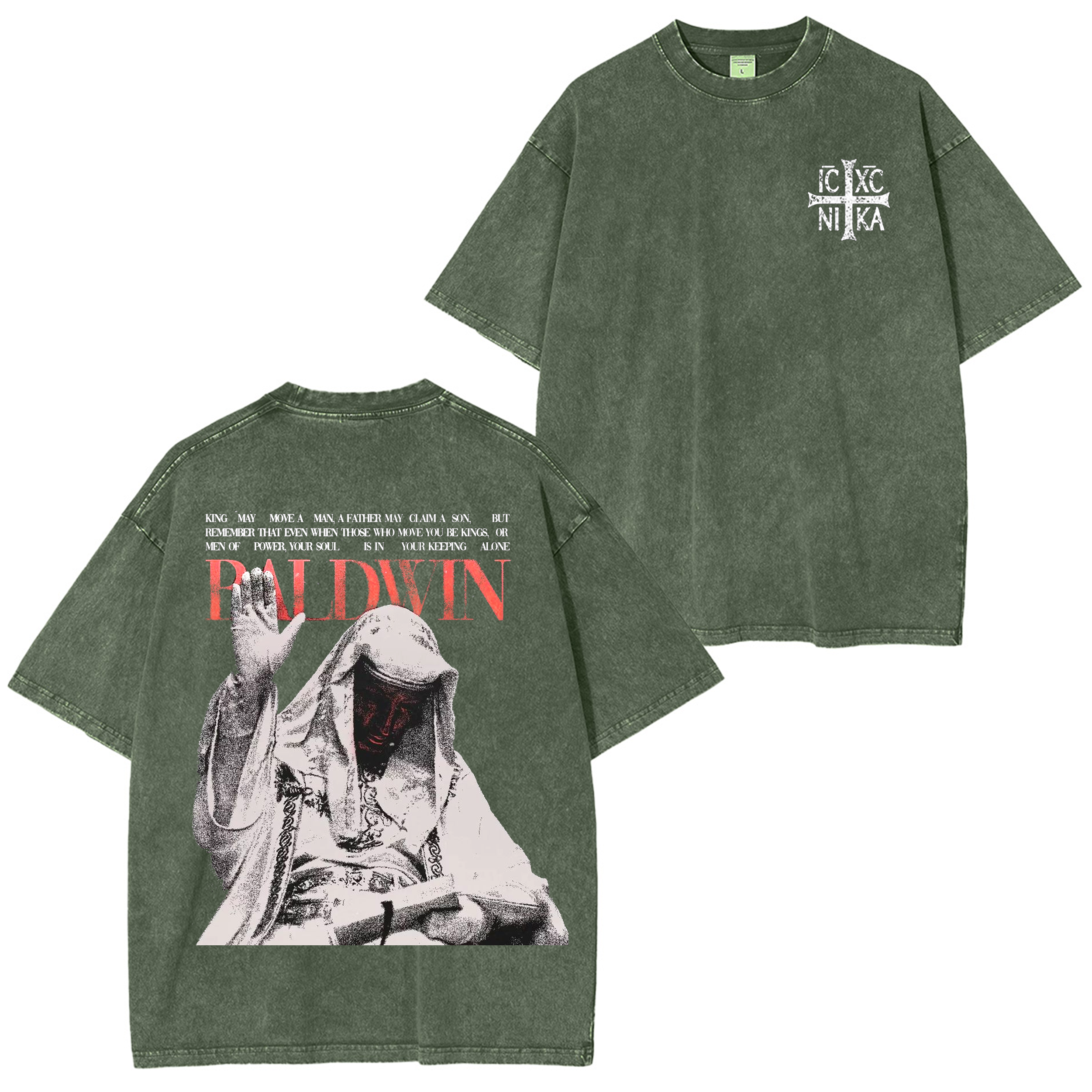 Baldwin IV The Leper King  Washed T-shirt/Crewneck/Hoodie-Limited Sale