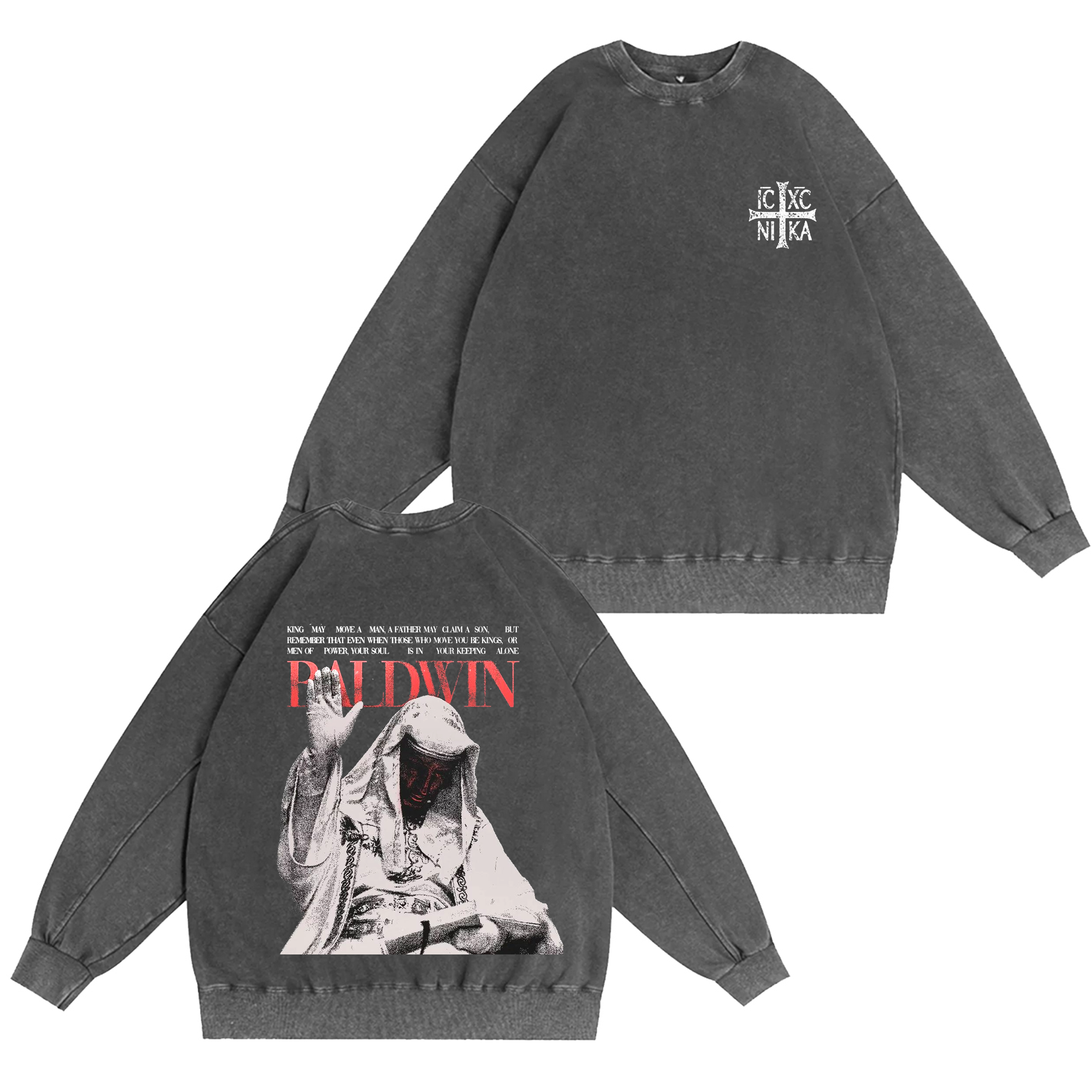 Baldwin IV The Leper King  Washed T-shirt/Crewneck/Hoodie-Limited Sale