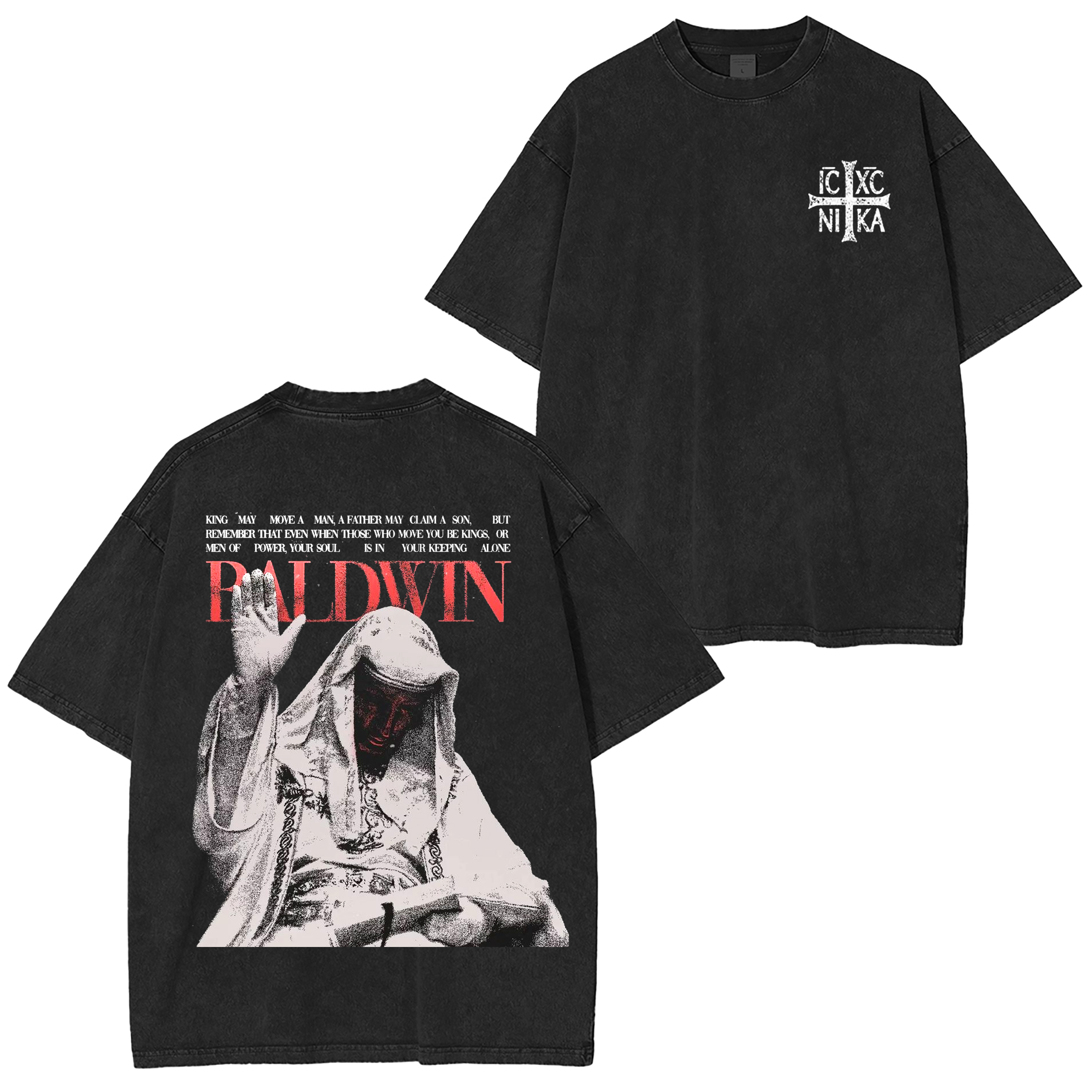 Baldwin IV The Leper King  Washed T-shirt/Crewneck/Hoodie-Limited Sale