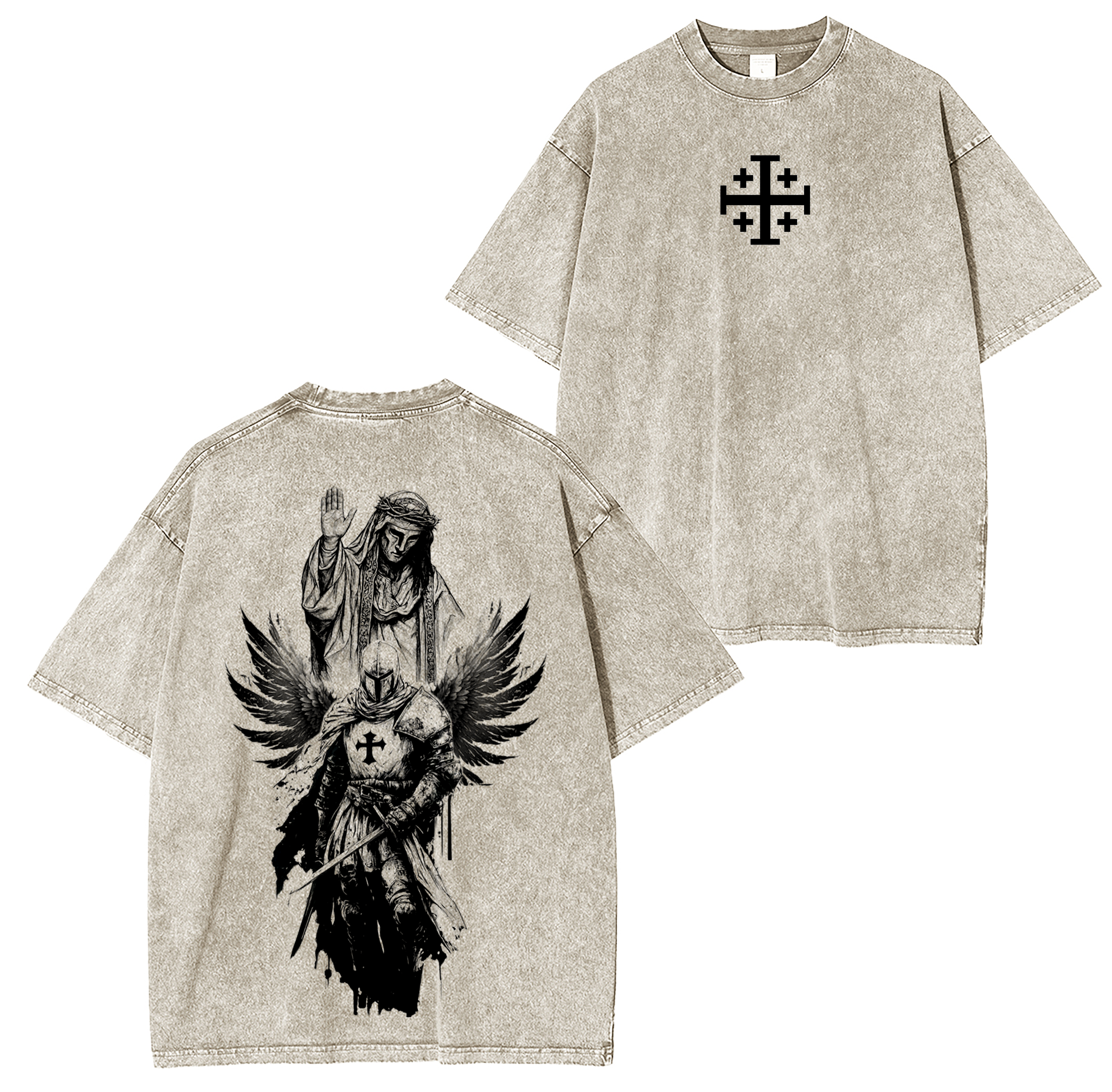 Baldwin IV Leper King  Washed T-shirt/Crewneck/Hoodie-Limited Sale