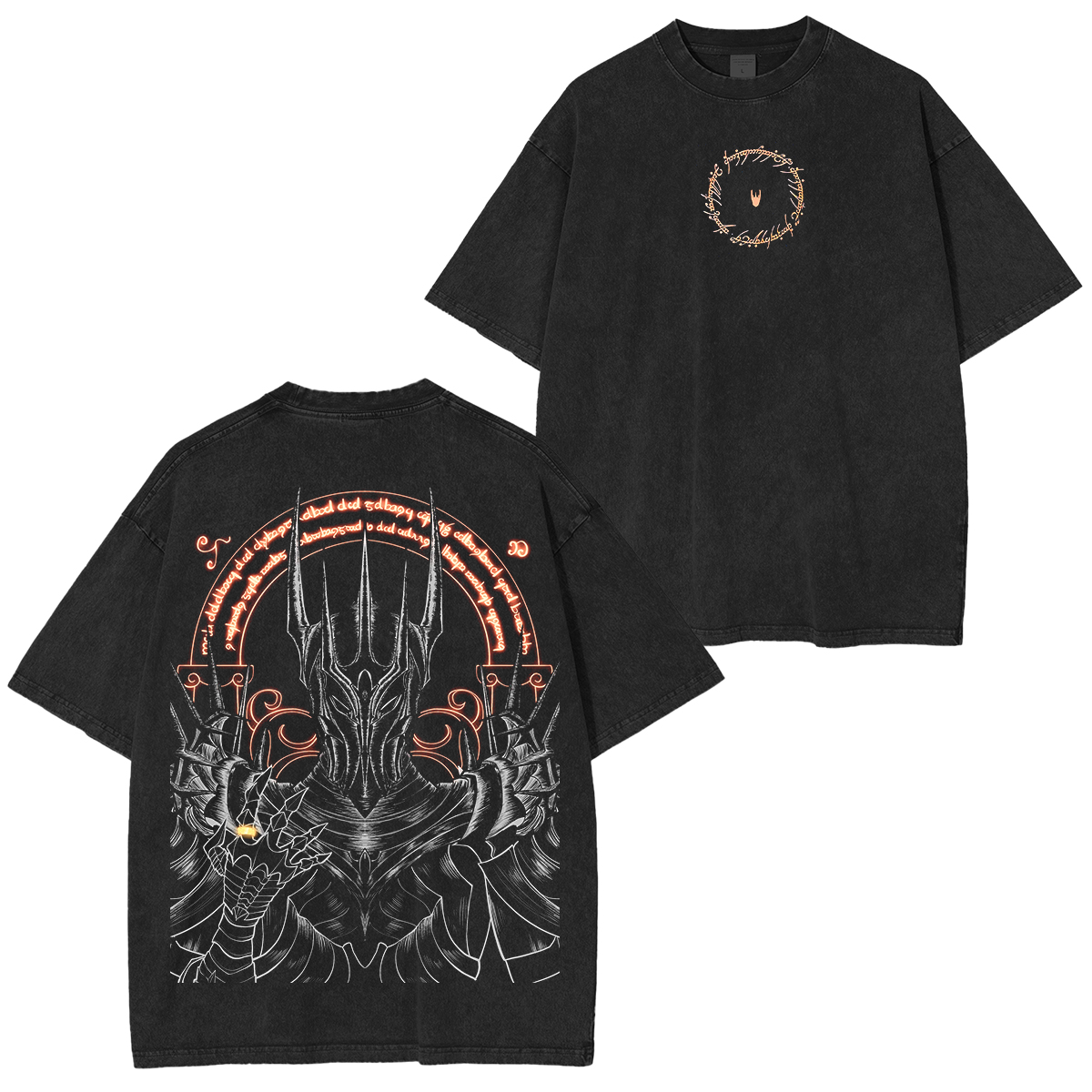 Lord of the Rings Washed Unisex T-Shirt-Limited Sale