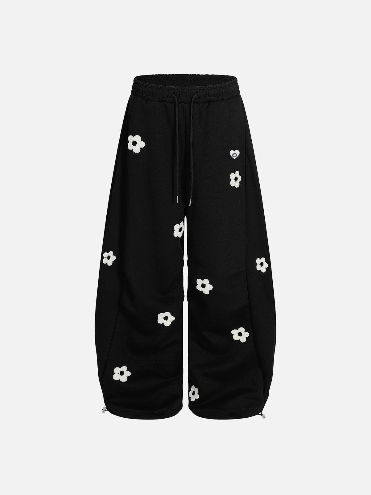 Aelfric Eden Floral Embroidery Baggy Barrel Sweatpants-Limited Sale