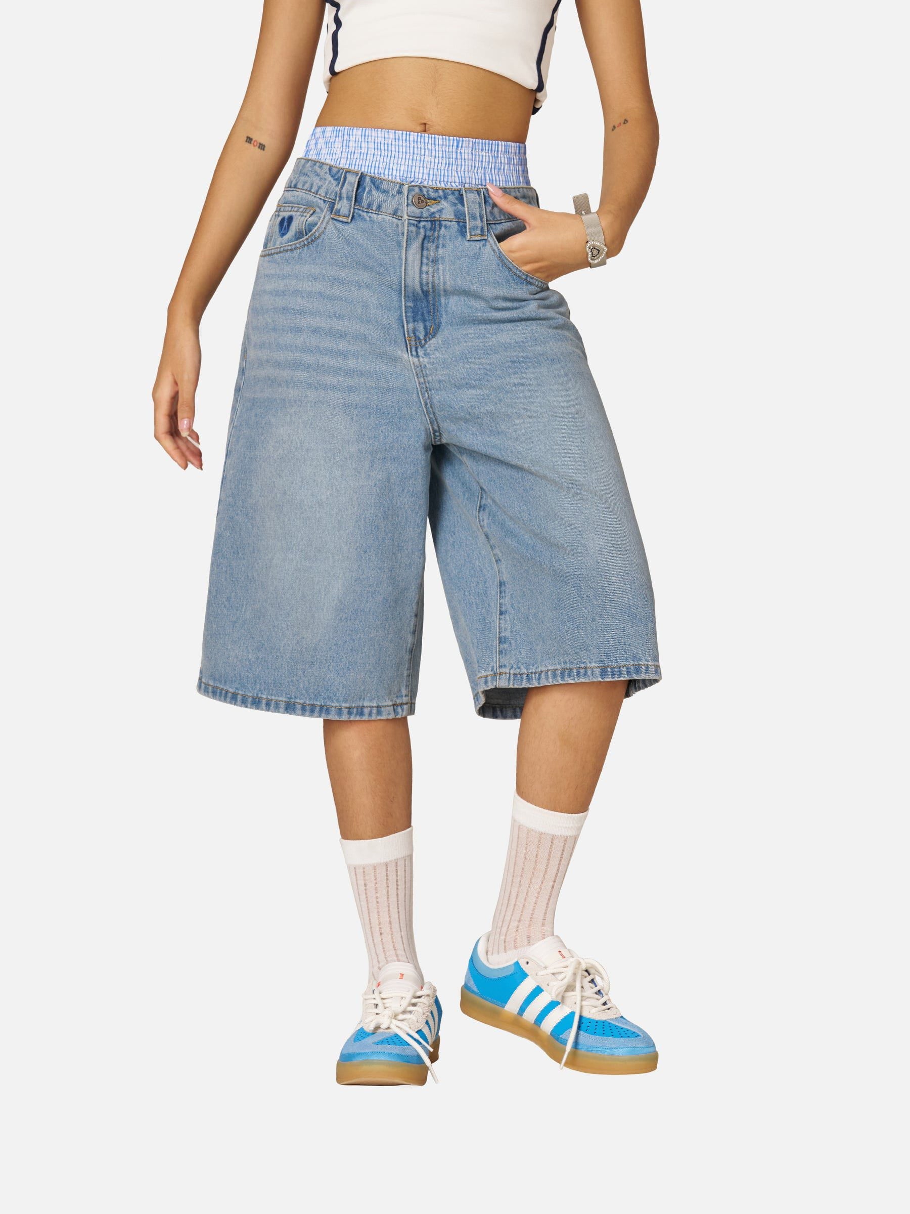 Aelfric Eden Double Waist Longline Jorts-Limited Sale