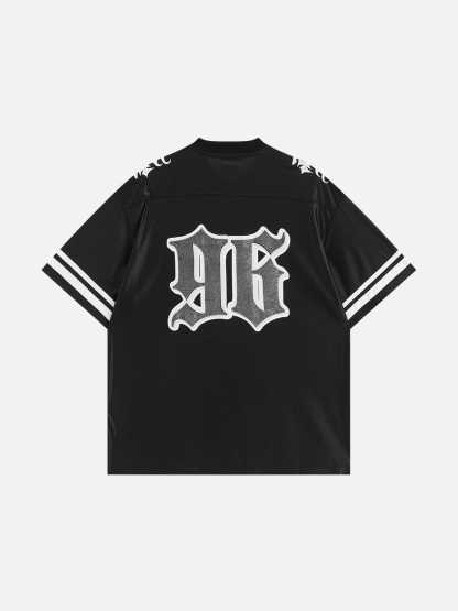 Aelfric Eden Hotfix Rhinestone Football Jersey-Limited Sale