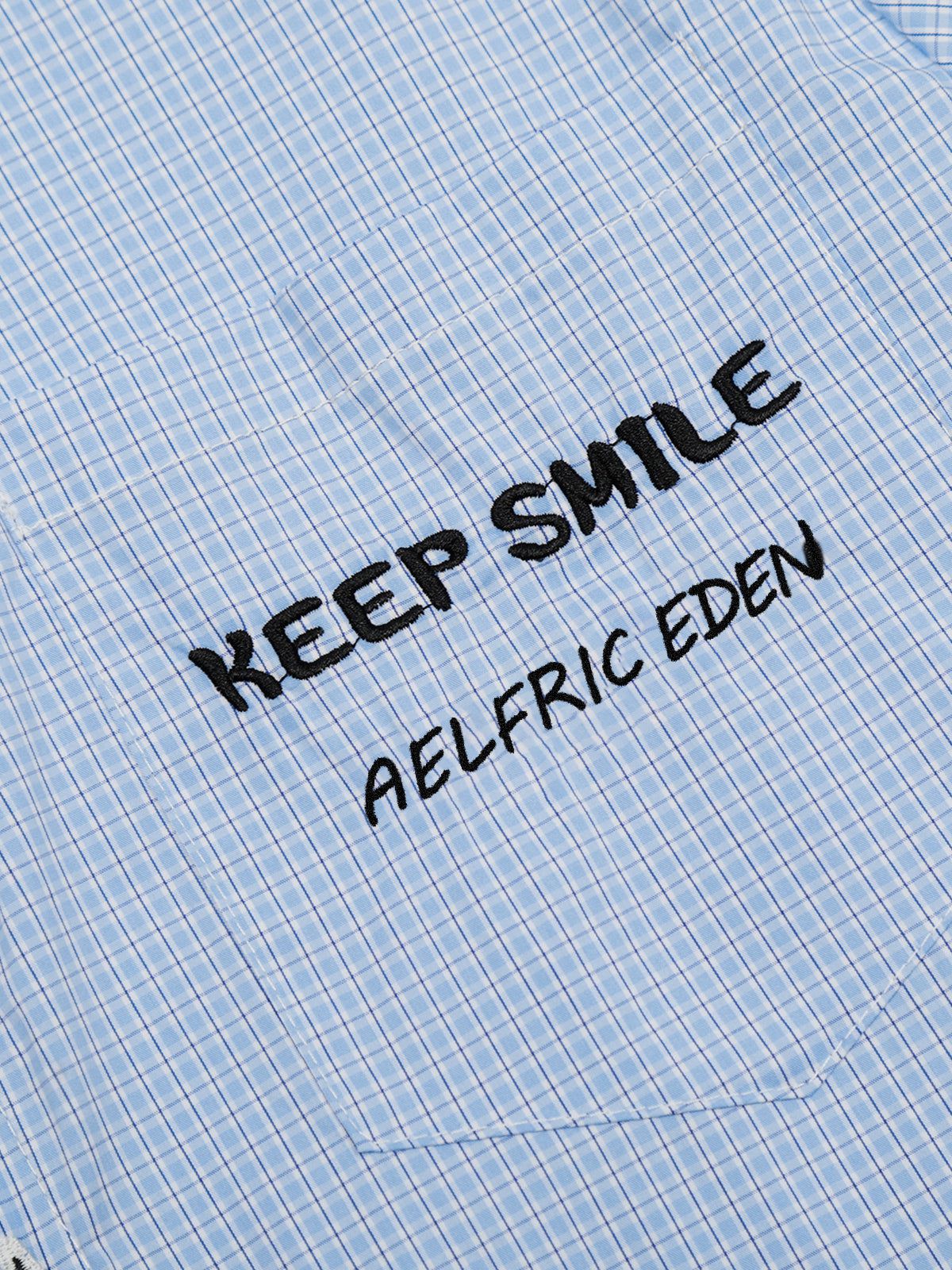 Aelfric Eden Pubby Embroidery Plaid Shirt-Limited Sale