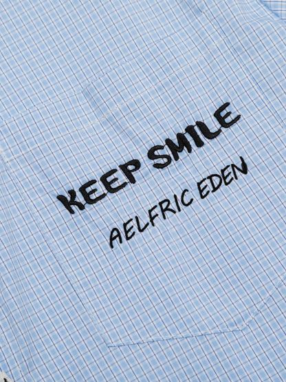 Aelfric Eden Pubby Embroidery Plaid Shirt-Limited Sale