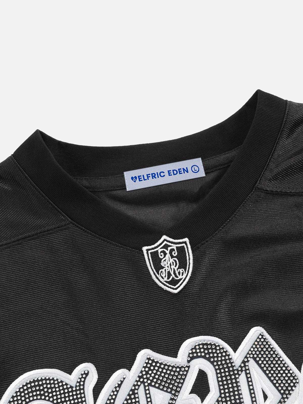 Aelfric Eden Hotfix Rhinestone Football Jersey-Limited Sale