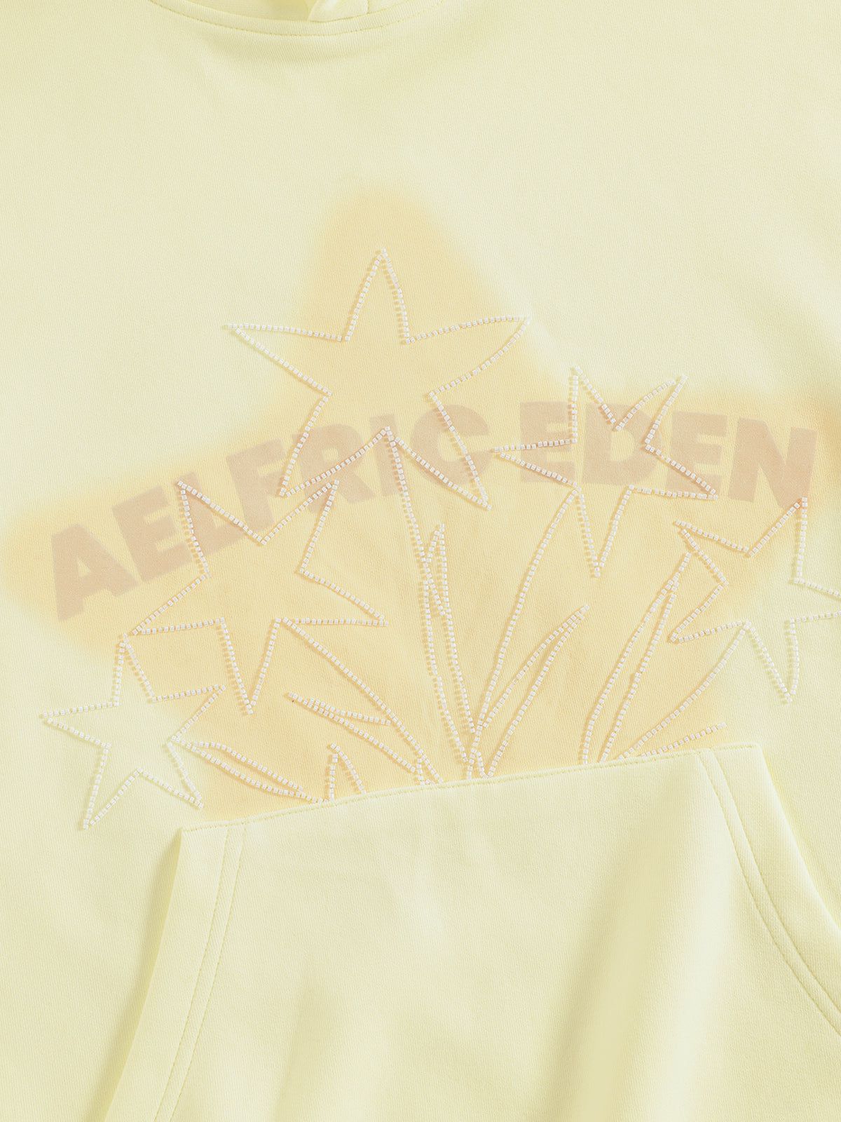 Aelfric Eden Oversized Beaded Eden Star Pullover Hoodie-Limited Sale