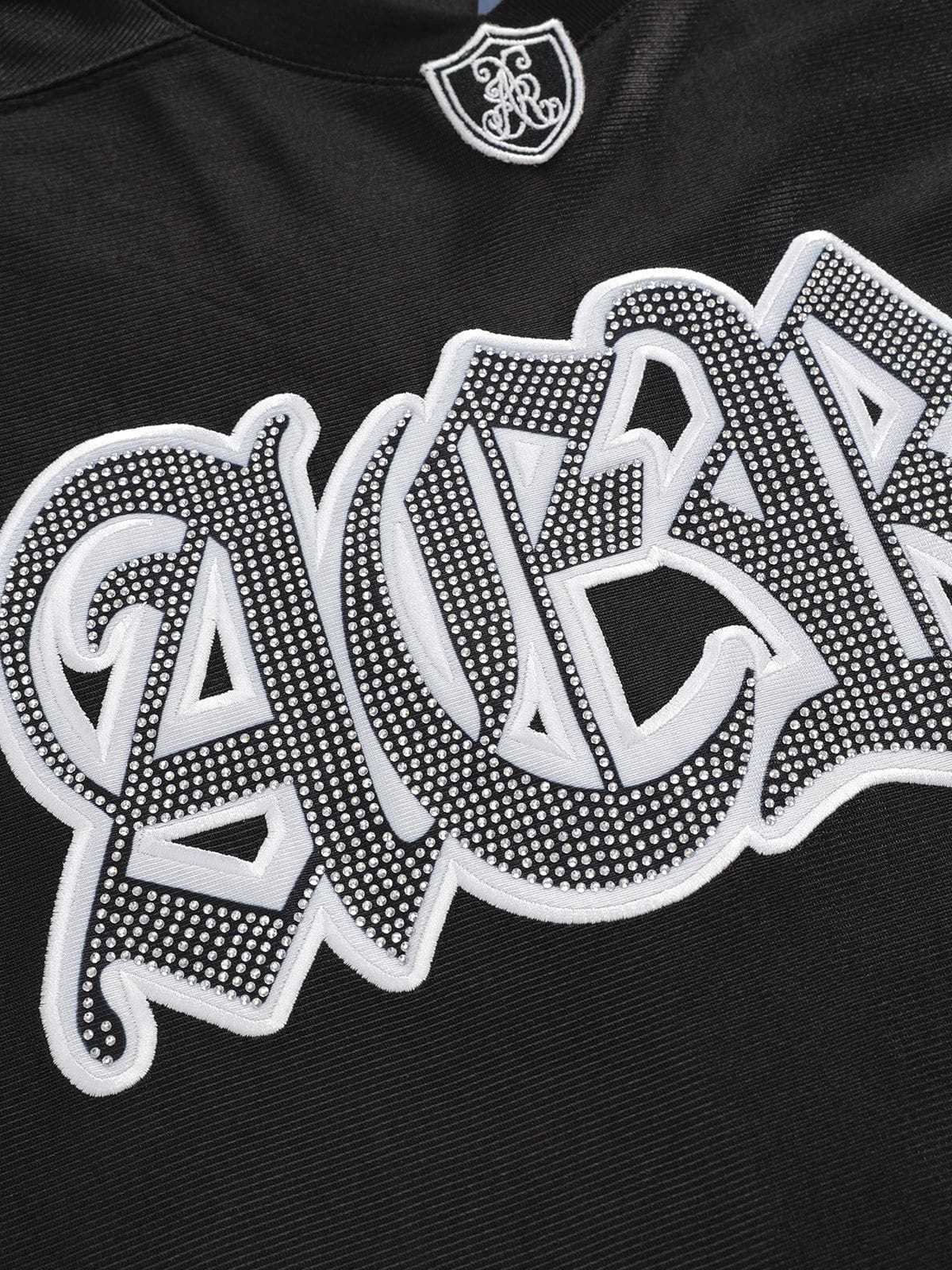 Aelfric Eden Hotfix Rhinestone Football Jersey-Limited Sale