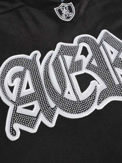 Aelfric Eden Hotfix Rhinestone Football Jersey-Limited Sale