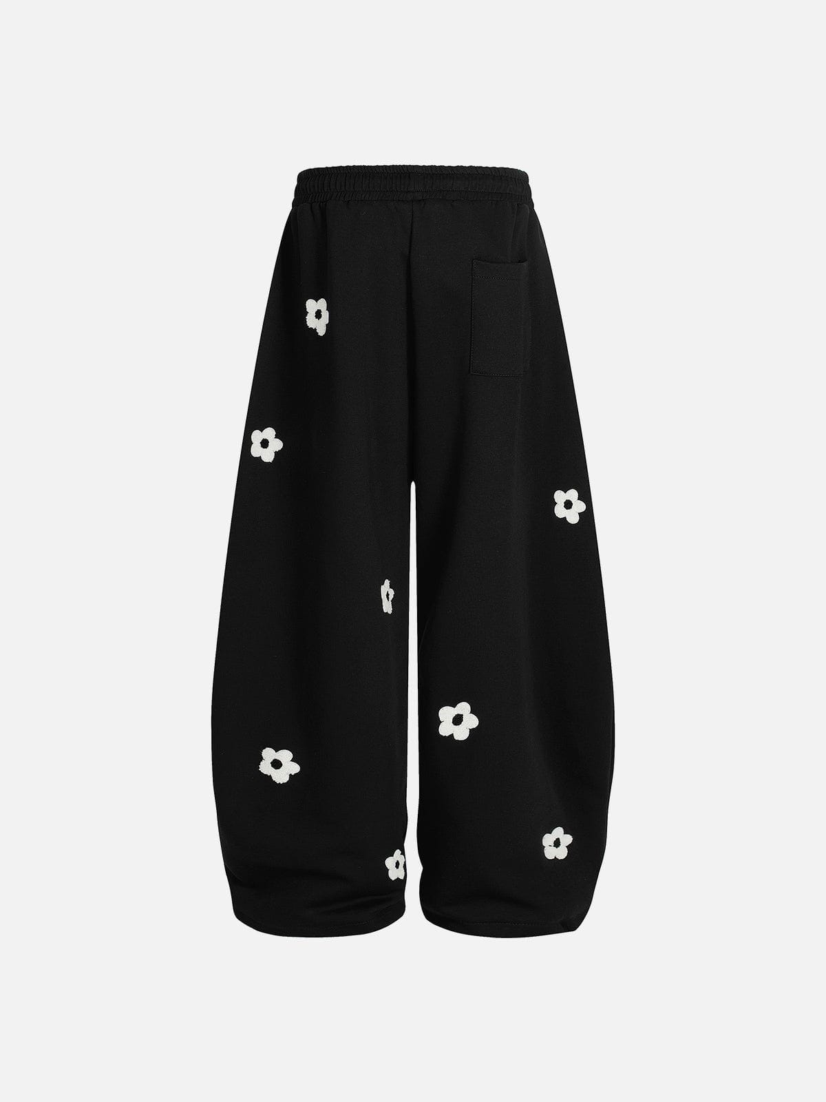 Aelfric Eden Floral Embroidery Baggy Barrel Sweatpants-Limited Sale
