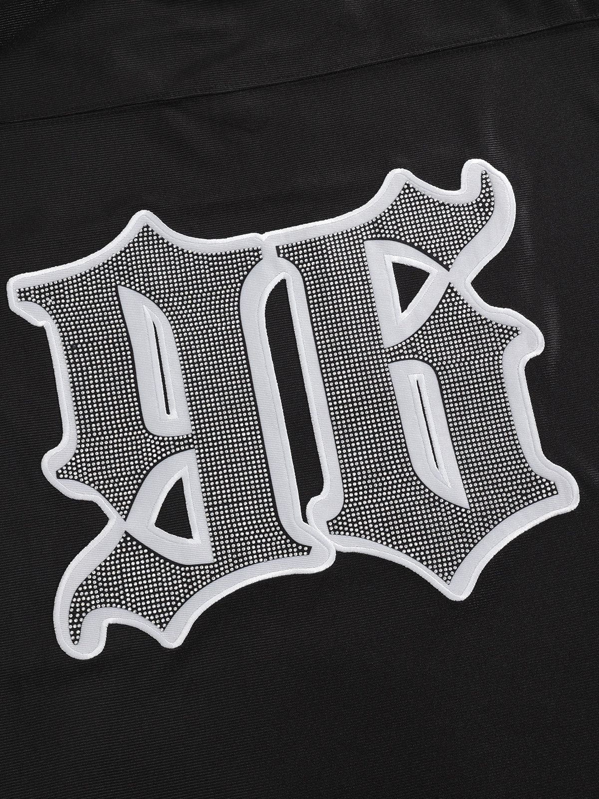 Aelfric Eden Hotfix Rhinestone Football Jersey-Limited Sale