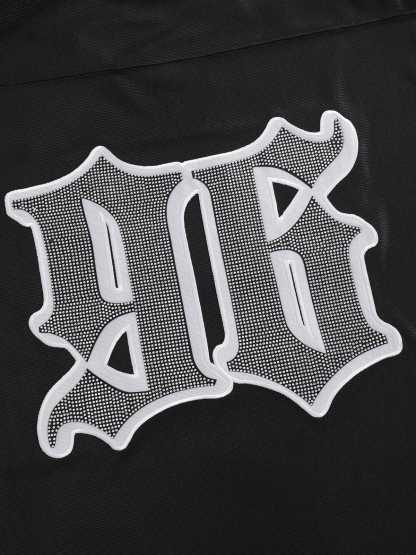 Aelfric Eden Hotfix Rhinestone Football Jersey-Limited Sale
