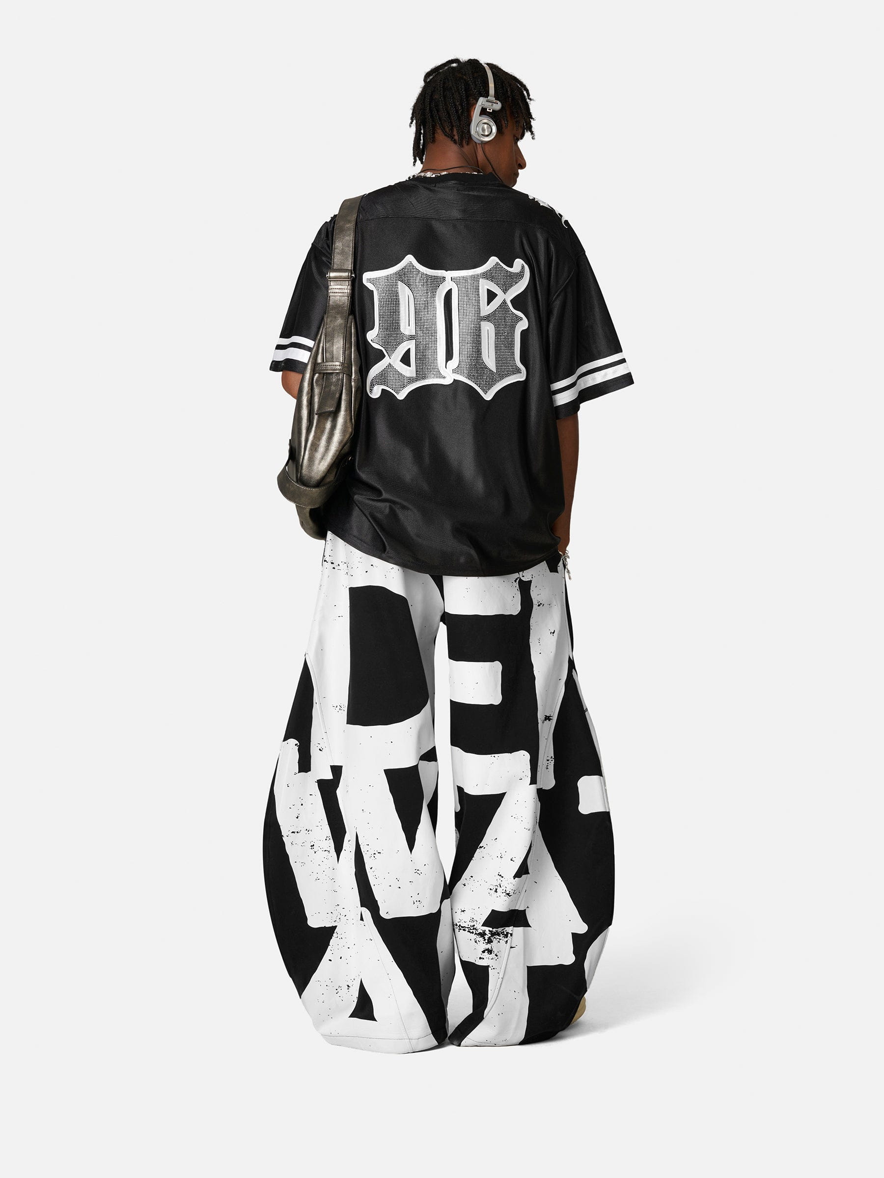 Aelfric Eden Hotfix Rhinestone Football Jersey-Limited Sale