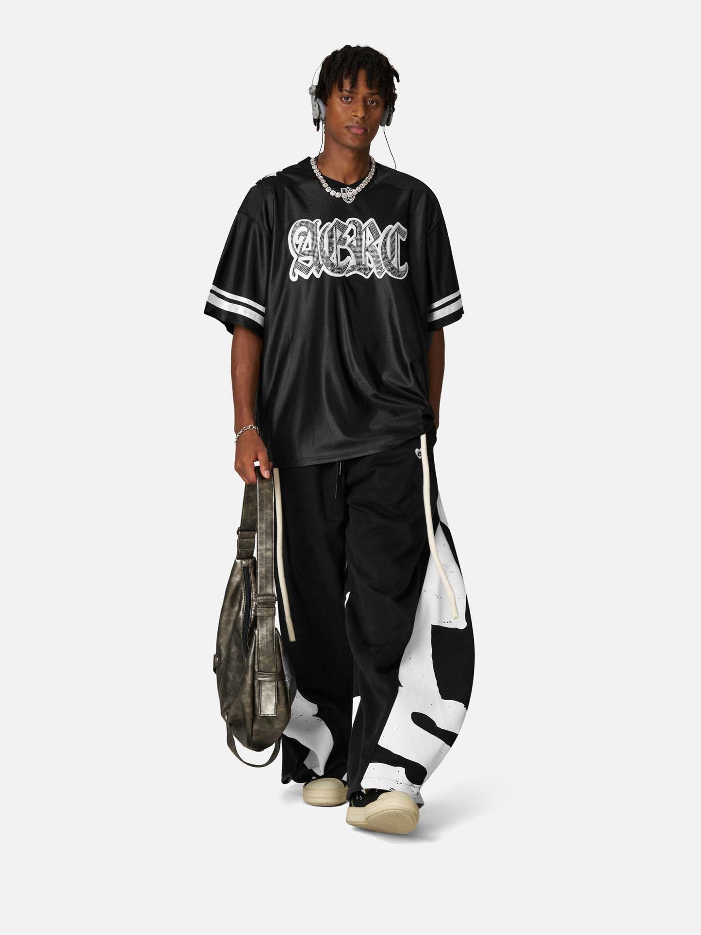Aelfric Eden Hotfix Rhinestone Football Jersey-Limited Sale