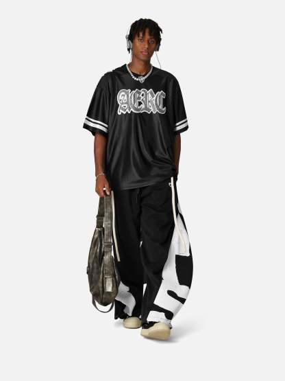 Aelfric Eden Hotfix Rhinestone Football Jersey-Limited Sale