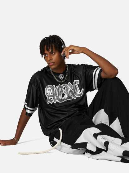Aelfric Eden Hotfix Rhinestone Football Jersey-Limited Sale