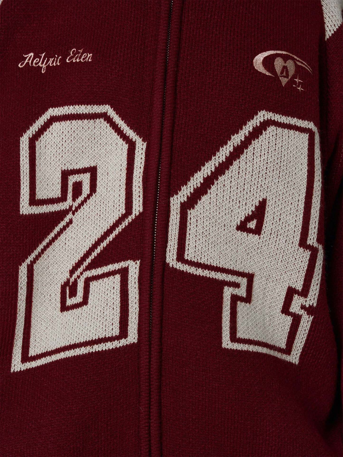 Aelfric Eden 24 Jacquard Zip Up Cardigan-Limited Sale