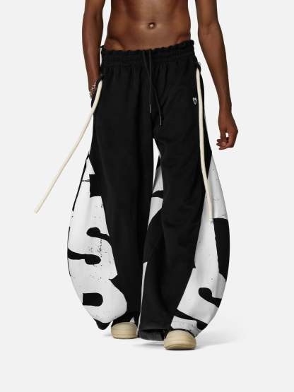 Aelfric Eden Graffiti Super Baggy Barrel Sweatpants-Limited Sale