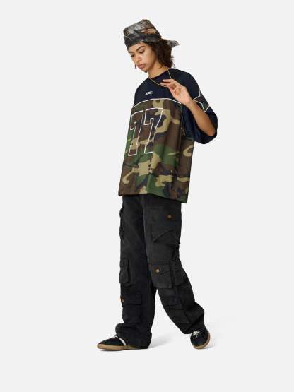 Aelfric Eden 77 Camouflage Football Jersey-Limited Sale