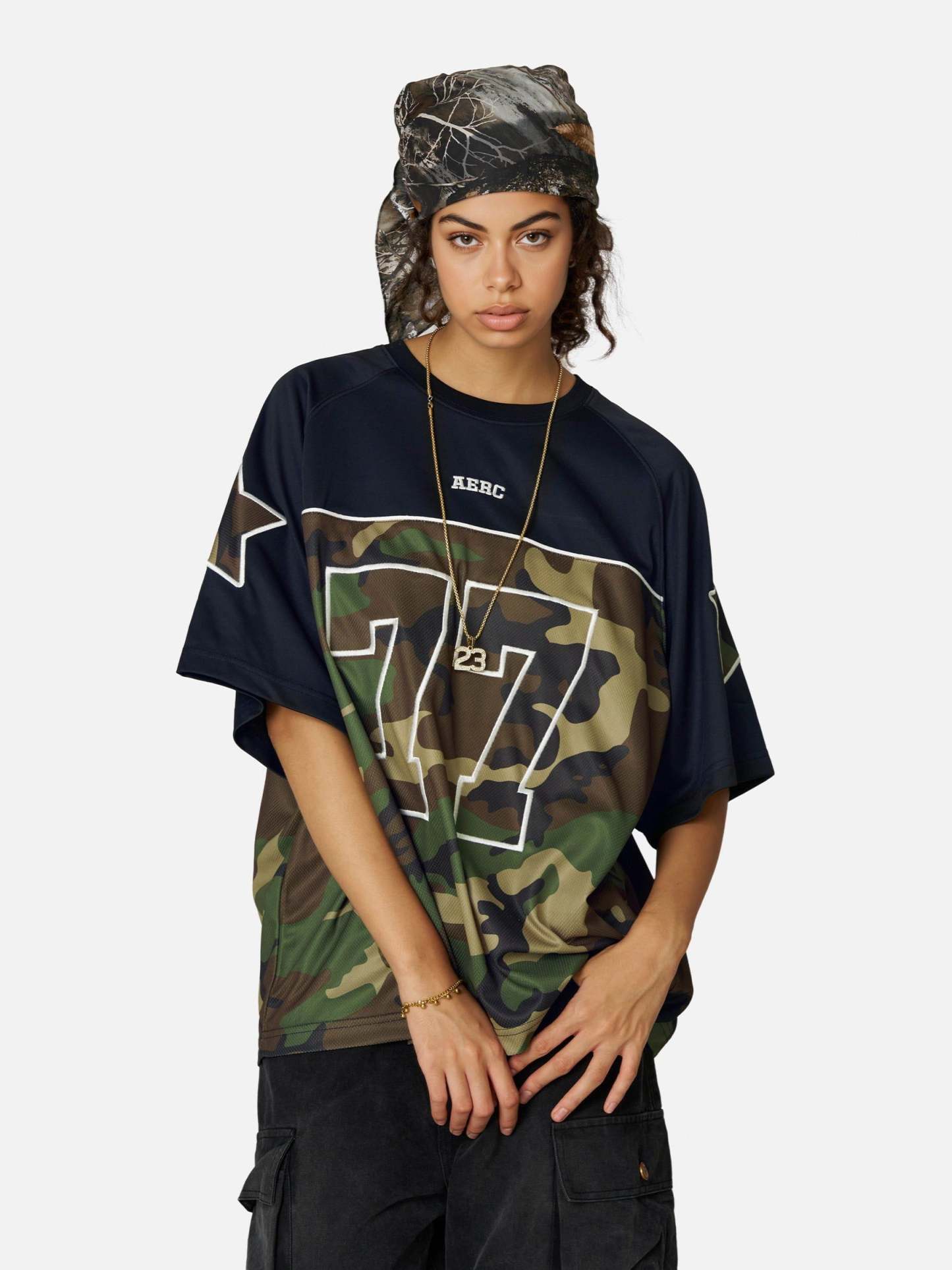 Aelfric Eden 77 Camouflage Football Jersey-Limited Sale