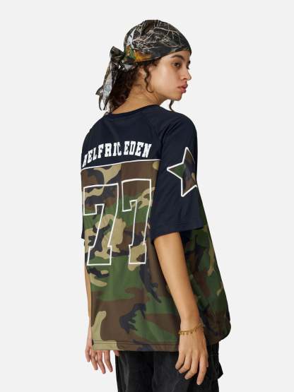 Aelfric Eden 77 Camouflage Football Jersey-Limited Sale
